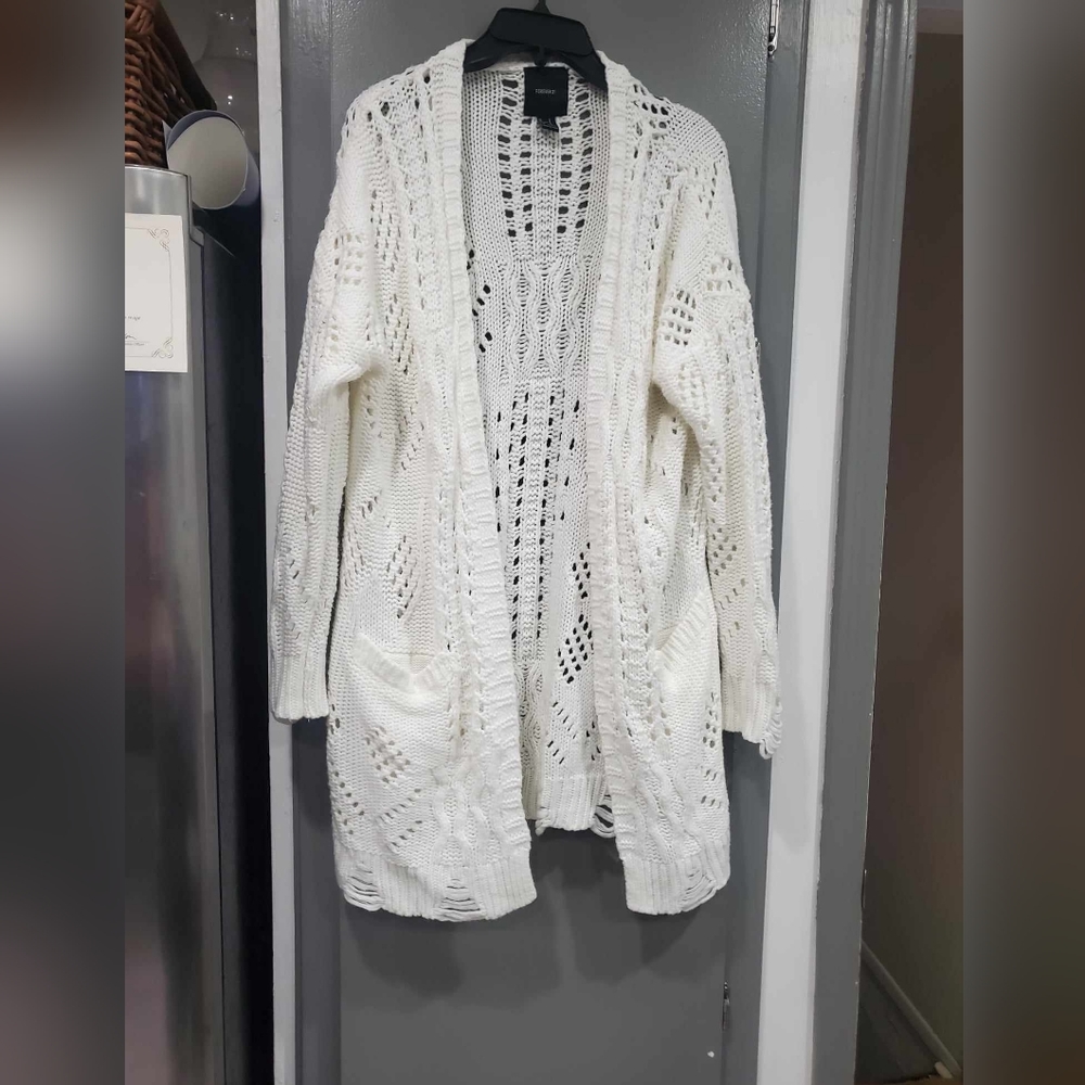 White Cardigan